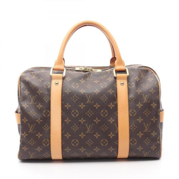 LOUIS VUITTON Brown Monogram Leather Boston Bag - Picture 1 of 13